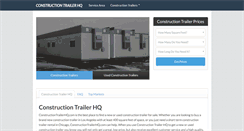 Desktop Screenshot of constructiontrailerhq.com