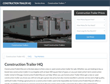 Tablet Screenshot of constructiontrailerhq.com